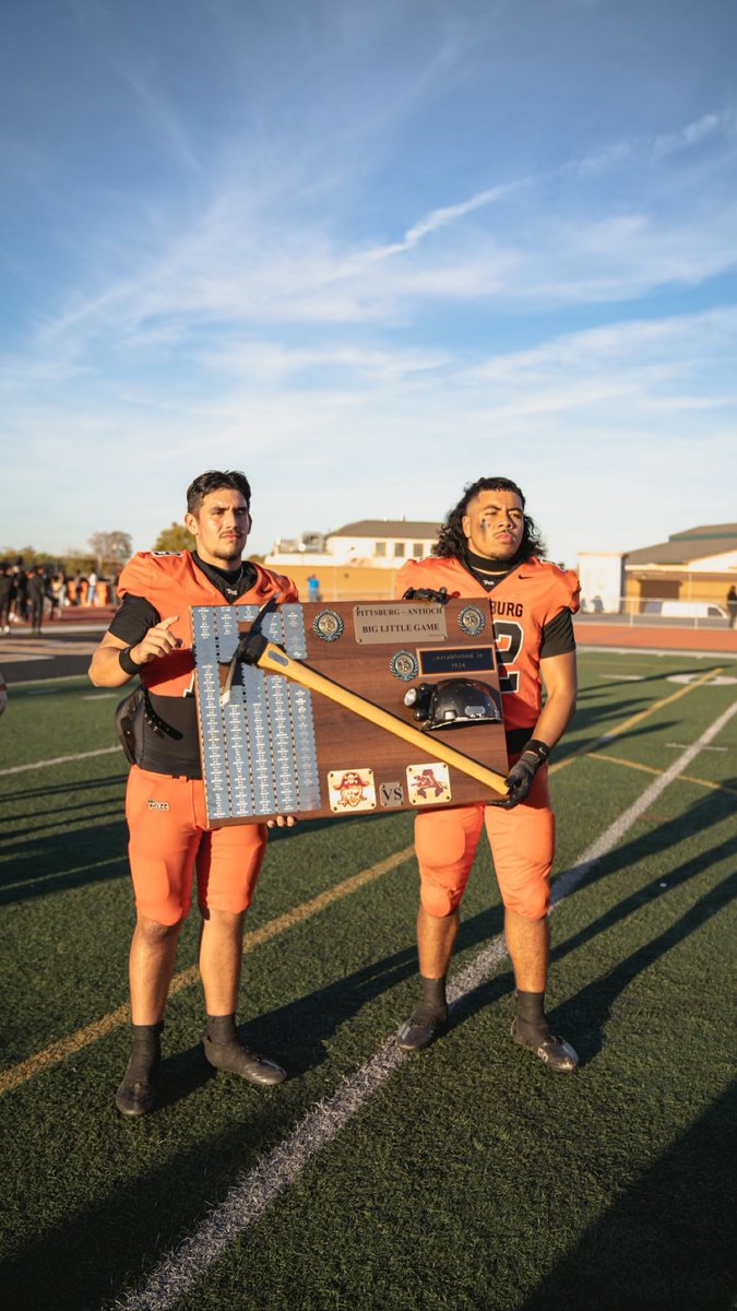 Week 10 Highlights from our victory against Antioch. Big Little Game (56-3). BVAL champs! <a href="/CRamirez_PittHC/">Charlie Ramirez, HC</a> <a href="/PittHSFootball/">Pittsburg HS, FB</a> <a href="/westcoastpreps_/">West Coast Preps</a> <a href="/TopPreps/">TOP PREPS - Free Sports News, Videos & Information</a> <a href="/GregSmithRivals/">Greg Smith</a> <a href="/PGregorian/">Paul Gregorian</a> <a href="/GregBiggins/">Greg Biggins</a> <a href="/CalHiSports/">Cal-Hi Sports</a> 
hudl.com/v/2TAduE
