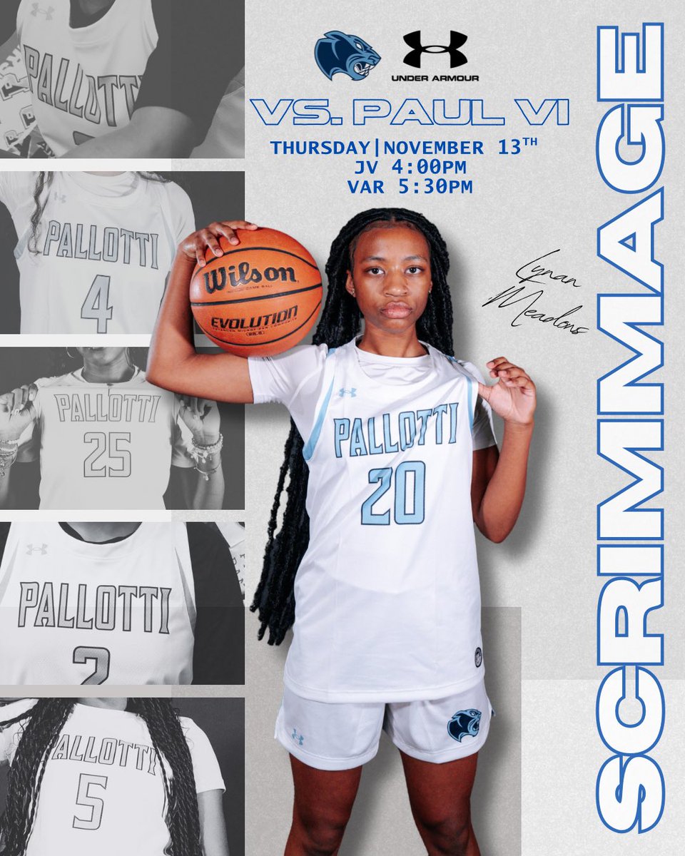 PallottiWBB's tweet image. Locked in for our first test! Scrimmage vs. Paul VI | Thursday | JV 4:00PM | Varsity 5:30PM. Let’s work!! #PantherPride | #TheSVPWay