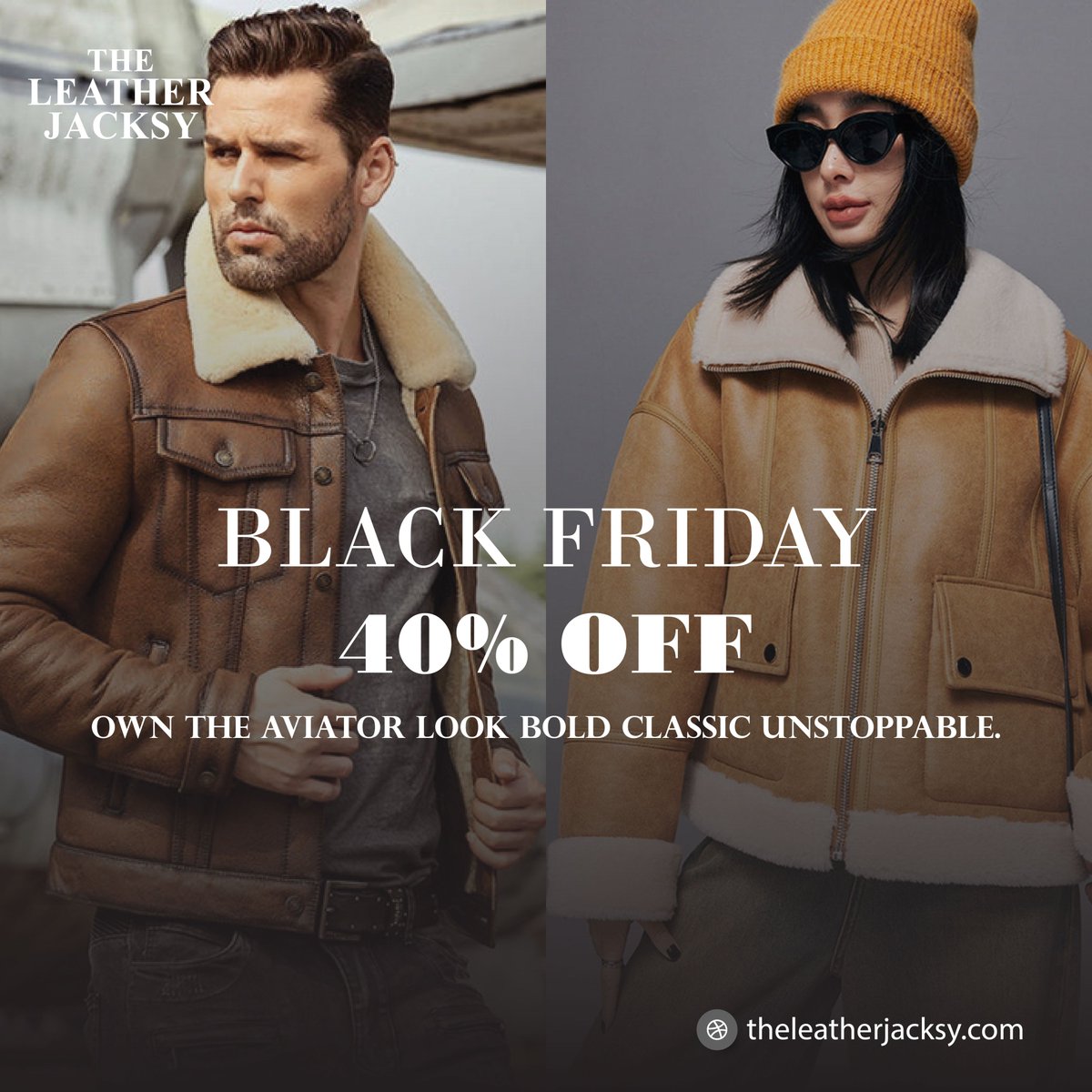 leatherjacksy's tweet photo. Take off in style 🛩️
Aviator Jackets 40% OFF this Black Friday!
Shop now 👉 https://t.co/1mrOBK2dWF
#BlackFriday #AviatorJacket #MensStyle #LeatherFashion #TheLeatherJackst https://t.co/rcMwURnRKz