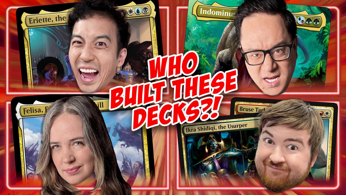 commandcast's tweet image. In the new episode of #ExtraTurns, we&apos;re playing our favorite fan submitted deck lists! 

Watch the epic battle of Eriette vs. Indominus Rex vs. Felisa vs. Bruse &amp;amp; Ikra:
youtu.be/WQ85fYMFS8c
