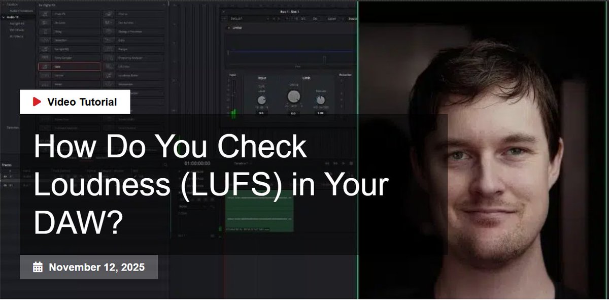 Master loudness measurement in Resolve, Pro Tools, and Audition. Learn LUFS standards for YouTube, Netflix, and broadcast delivery specs from Sound Mixer Sam Lowe.
mixinglight.com/color-grading-…