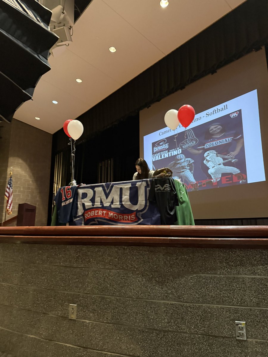I’m so honored to be included in <a href="/CameronV2026/">Cameron Valentino</a>  #NLI day. Cam is like a big sister to me. She has been my training partner day in and day out. She’s a mentor, role model and amazing softball player. Congrats Cam! <a href="/RMUSoftball/">RMU Softball</a> got a stud and even better human.  ! Can’t wait to