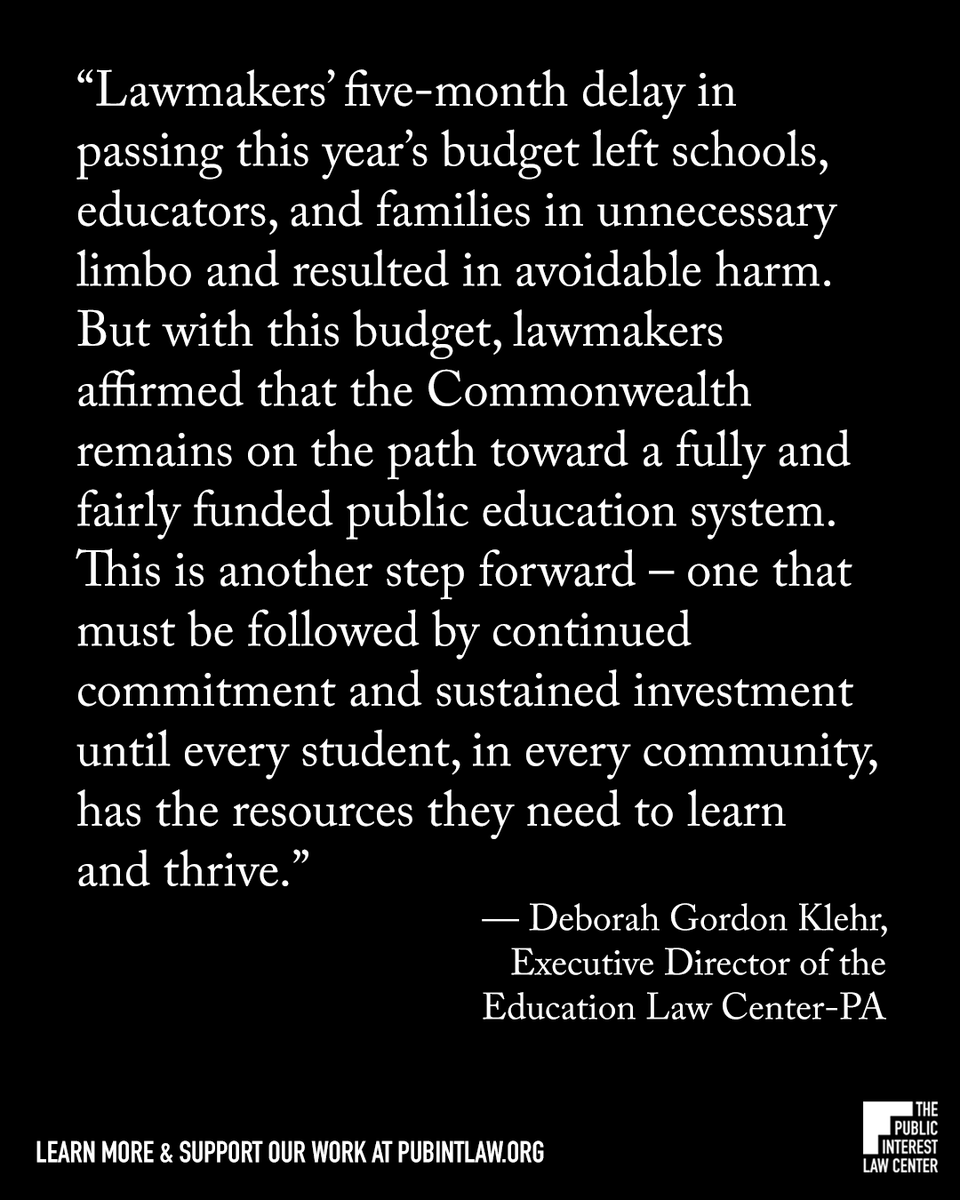 Public Interest Law Center tweet media