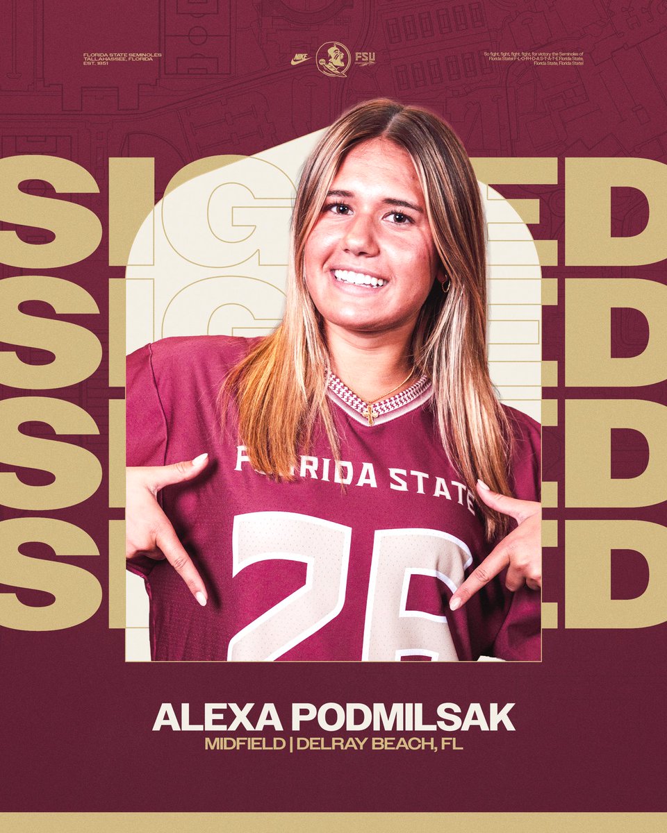Welcome to the Garnet and Gold, Alexa! 🍢

#NolesLax