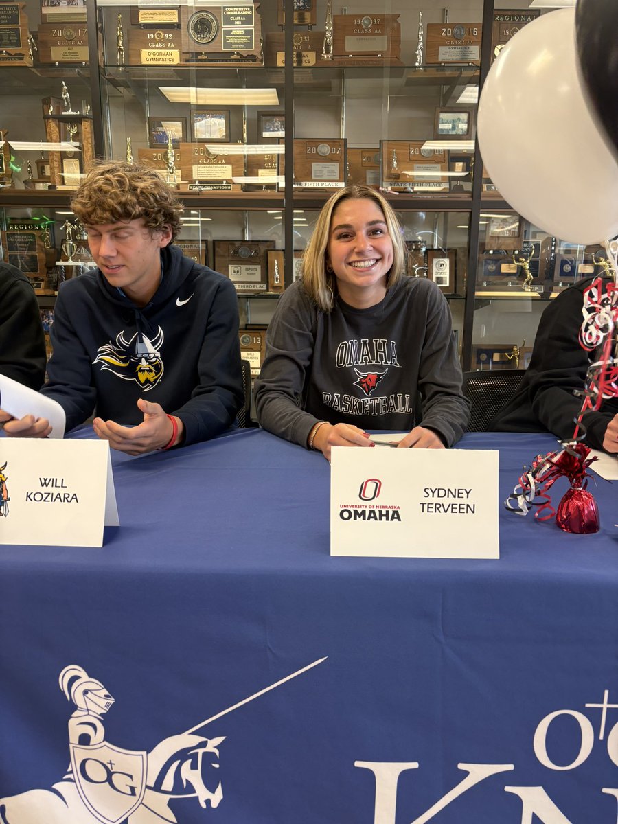 Signing day for these  OG soccer ladies! 
Ainsley is heading to <a href="/AugieSoccer/">Augustana Soccer</a> and Sydney is heading to Omaha to play basketball! We are so proud of everything they have poured into our program! We are excited to watch their success at the next level! #chasegreatness