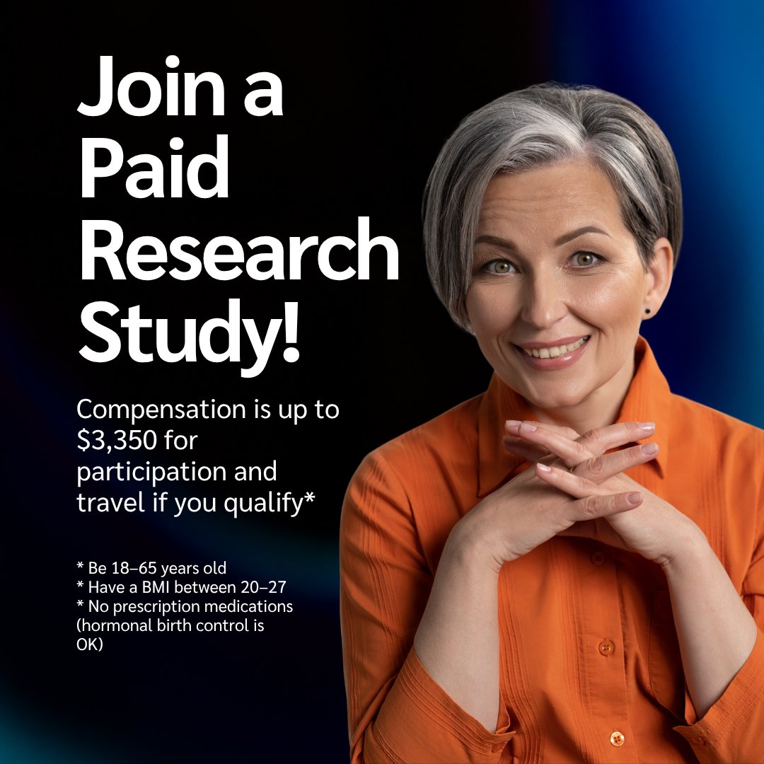 ClinicalHero's tweet photo. Find out more today on our website: https://t.co/6ScO3mfb8C. #Healthy #ClinicalTrial #Cincinnati https://t.co/46cthwxuKW
