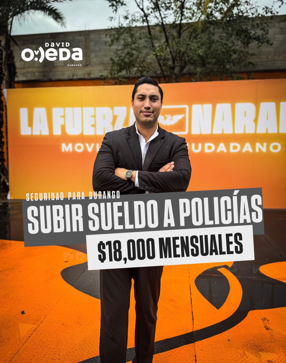 davidojedamx's tweet image. Desde @MovCiudadanoMX respaldamos el aumento a los salarios de nuestros policías municipales en Durango, mediante el punto de acuerdo que presentó nuestro coordinador de regidores naranjas @PanchoFrancoDgo 

Porque policías mejor pagados, con estabilidad y seguridad social, son…