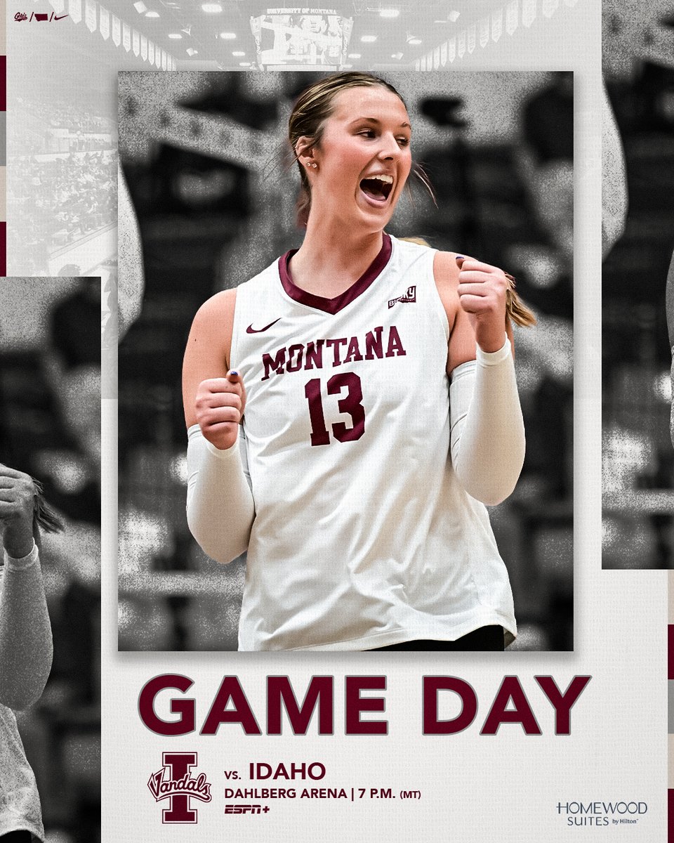 MontanaGrizVB's tweet image. 𝐆𝐀𝐌𝐄 𝐃𝐀𝐘

🕗 7 p.m.
🎟️ bit.ly/3qK88ep
💻 bit.ly/3VApMdU
📊 bit.ly/gogrizstats

#GrizVB #BigSkyVB #GoGriz