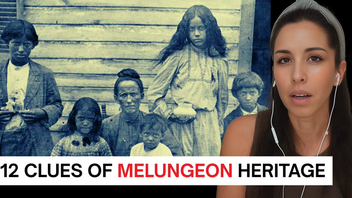 ImFindingLola's tweet photo. https://t.co/KRVMnXJi3l
12 Hidden Clues You Have Melungeon Ancestry 

 If your family tree has mysterious gaps, strange name variations, or  relatives who changed their racial classification across census records,  you might have Melungeon ancestry. 
In this video, I'm showing you 12  specific signs to look for—and exactly where to find documented proof.   :)
