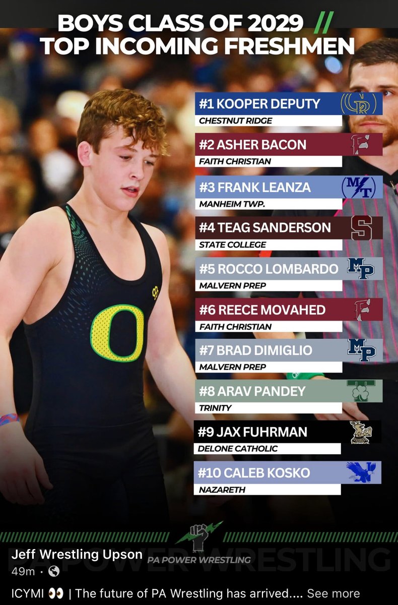 WrestlingRidge's tweet image. As big brother @DominicDeputy enters his final Varsity season..@KooperDeputy66 is just getting started!! #FutureIsBright #LionPride @PAPowerWrestle @rokfinwrestle @CoachDep