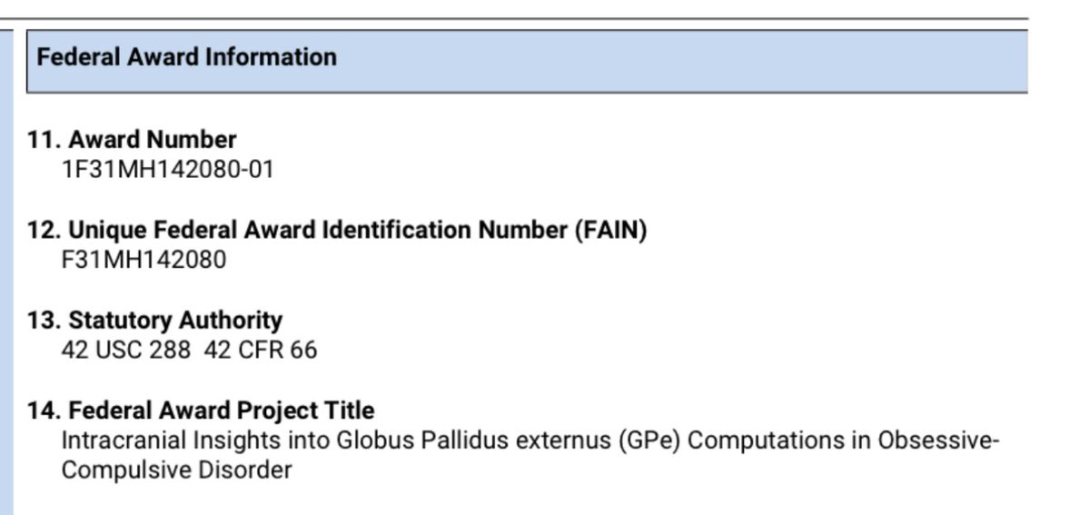 smithandrewh's tweet image. Incredibly proud of driven and thoughtful PhD student Amber McLaughlin for earning an @NIMHgov F31 grant to support her training. Her cutting edge project is to collect task physiology data from single-neurons in OCD patients receiving DBS. Excited for what she’ll teach us!