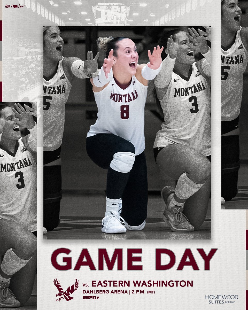 MontanaGrizVB's tweet image. 𝙂𝘼𝙈𝙀 𝘿𝘼𝙔
Happy Senior Day!

🕗 2 p.m.
🎟️ bit.ly/3qK88ep
💻 bit.ly/3VApMdU
📊 bit.ly/gogrizstats

#GrizVB #BigSkyVB #GoGriz