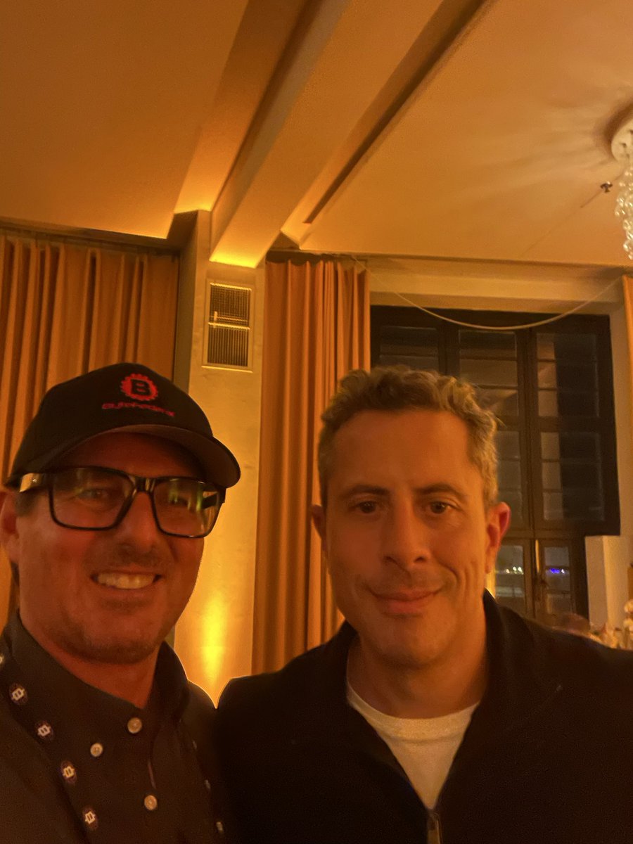 Got to shake a legends hand tonight.  The man how who defined Bitcoin for the world!