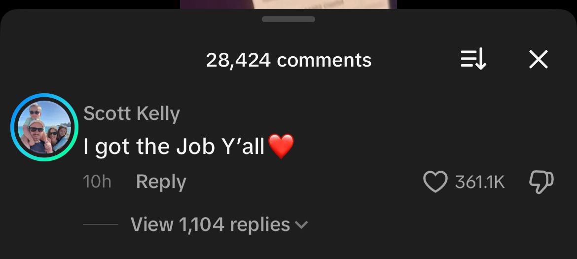 SCOTT KELLY GOT THE JOB!!!! THANK YOU JONAS BROTHERS 🤍🤍🤍