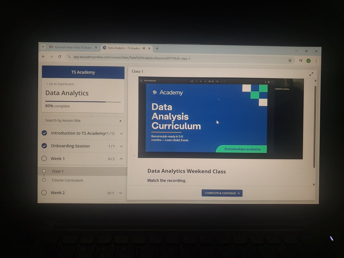 WayvveMan's tweet image. Starting up Data Analysis with @TSAcademyOnline and @ezekiel_aleke ...come join me

#Day1 #DataAnalysis #BecomeJobReady