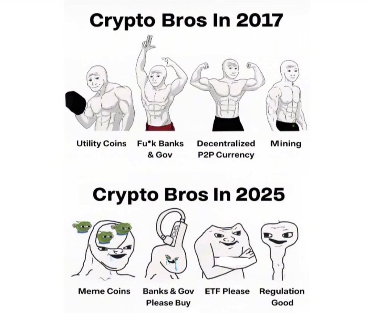 that’s how crypto feels right now. 🤣