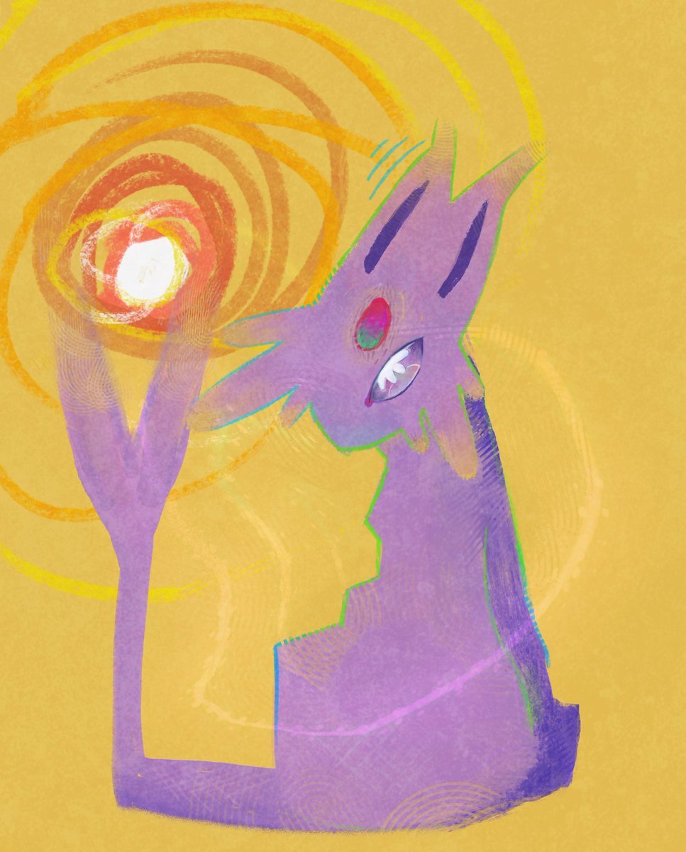 Starry_Deelux's tweet image. she is purple because she wants to play fetch