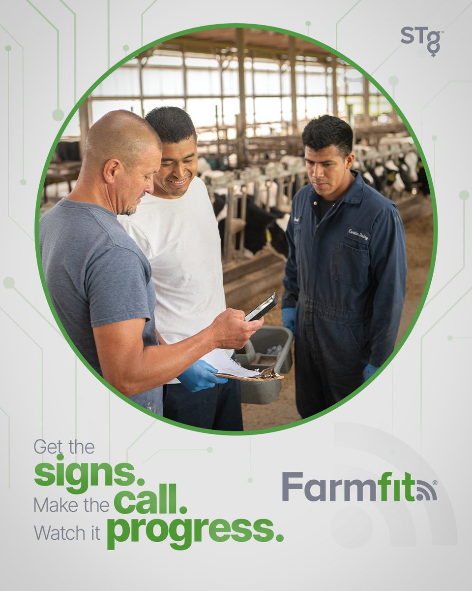 The Farmfit® health monitoring platform is connecting all the animals in your herd, sending individual health signals to ensure that your animals are being looked after 24/7! Farmfit® by STgen™ is individual care on a large scale! #HealthMonitoring #Moretime #Morehealth