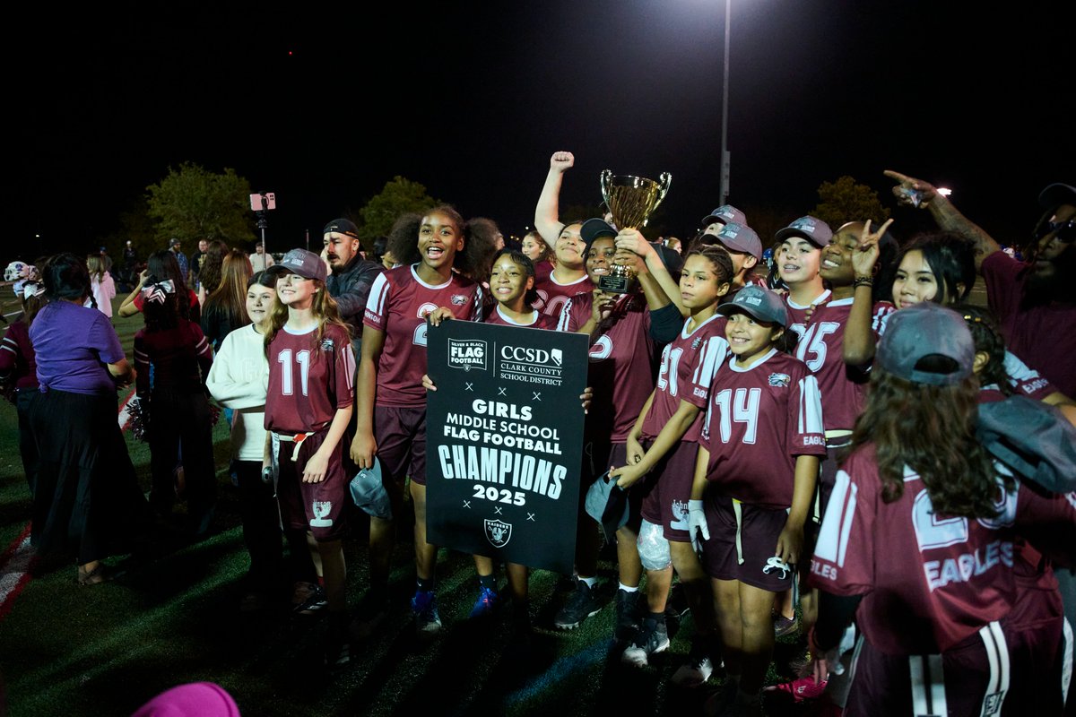 A day full of excitement, commitment, and forever instilled memories.

CCSD hosted its Middle School Championships at All American Park. The Raiders were proud to be a part of the games and celebration!