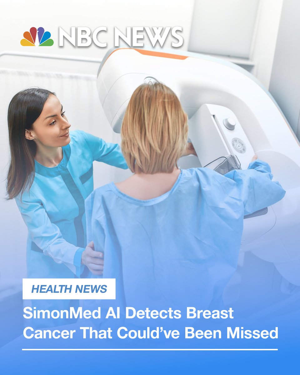 KafkaMediaGroup's tweet image. SimonMed in the spotlight! 🌟 Dr. Raj talked AI with @NBCNews  and Sports Illustrated, and @goodhousemag&apos;s @StefaniSassos tried a SimonONE scan herself. Check out the articles below!

goodhousekeeping.com/health/wellnes…

swimsuit.si.com/swimnews/how-a…

nbcnews.com/health/cancer/…