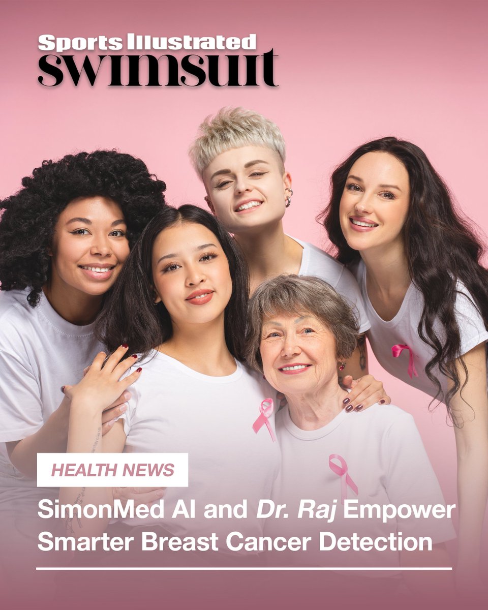 KafkaMediaGroup's tweet image. SimonMed in the spotlight! 🌟 Dr. Raj talked AI with @NBCNews  and Sports Illustrated, and @goodhousemag&apos;s @StefaniSassos tried a SimonONE scan herself. Check out the articles below!

goodhousekeeping.com/health/wellnes…

swimsuit.si.com/swimnews/how-a…

nbcnews.com/health/cancer/…