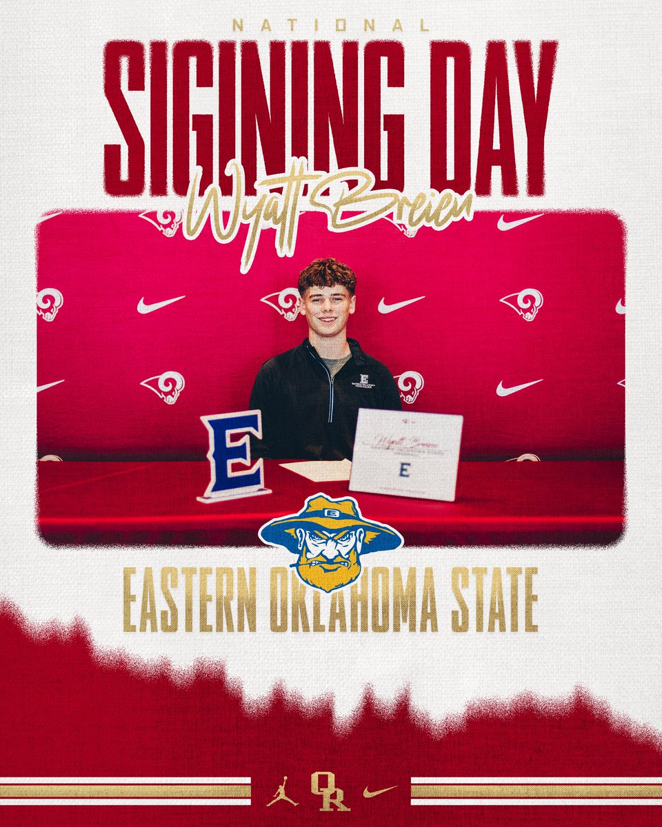 Signed ✍️

Congratulations to Wyatt Breien for signing to continue his baseball career at Eastern Oklahoma State College. 

#RELENT15SS