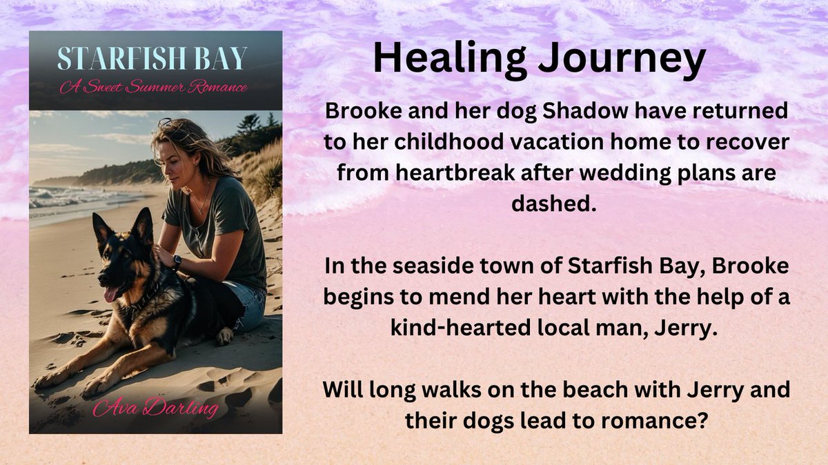 💗Starfish Bay - a #sweet, #cleanromance about #secondchances. #Romance #romancereaders #clean #KU #kindleunlimited #audible #romancereads #romancebooks #bookworm
🐚Amazon Universal Link: mybook.to/StarfishBay