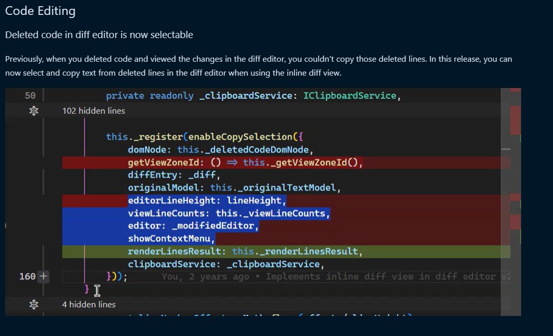 CSDevAr's tweet image. Quite massive VSCode update, Just took a peek at this one. And if I get it right, oh yes I definitely need it. How couldn&apos;t I copy what I see? :D Now you can, they say!