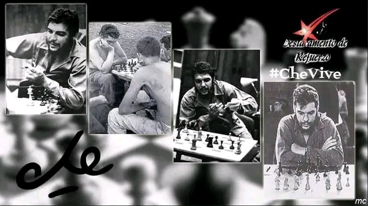 #DestacamentoDeRefuerzo//Che y el deporte: "El ajedrez es un medio de desarrollar la inteligencia, la iniciativa, la acción y al mismo tiempo te habitúa a prever lo improvisto, te prepara y adiestra a reaccionar con rapidez".
Che

#CubaViveEnSuHistoria
#CheVive