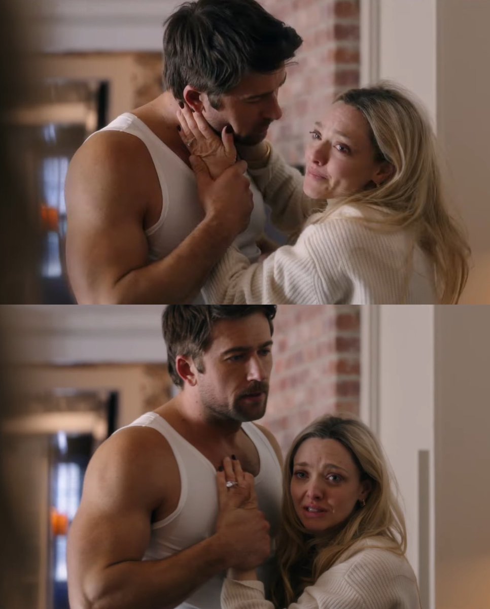 FilmUpdates's tweet image. Brandon Sklenar and Amanda Seyfried in ‘THE HOUSEMAID’

In theaters December 19.