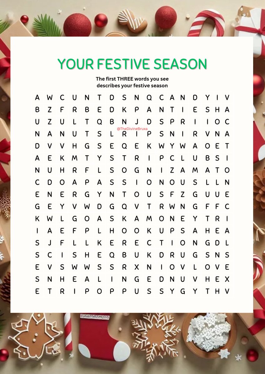 TheDivineBruxa's tweet photo. what is this festive season bringing for you?🎄 https://t.co/N8R59ktbdH