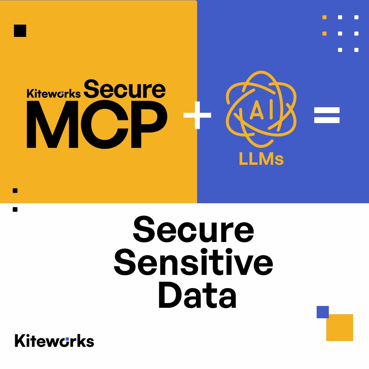 Kiteworks's tweet image. The #Kiteworks Secure MCP Server enables orgs to harness LLMs without risking sensitive data. It creates a secure bridge between #AI apps, #MCP clients &amp;amp; your Kiteworks PDN governed by your RBAC &amp;amp; ABAC policies through the Data Policy Engine.
👉 Visit our website to learn more.