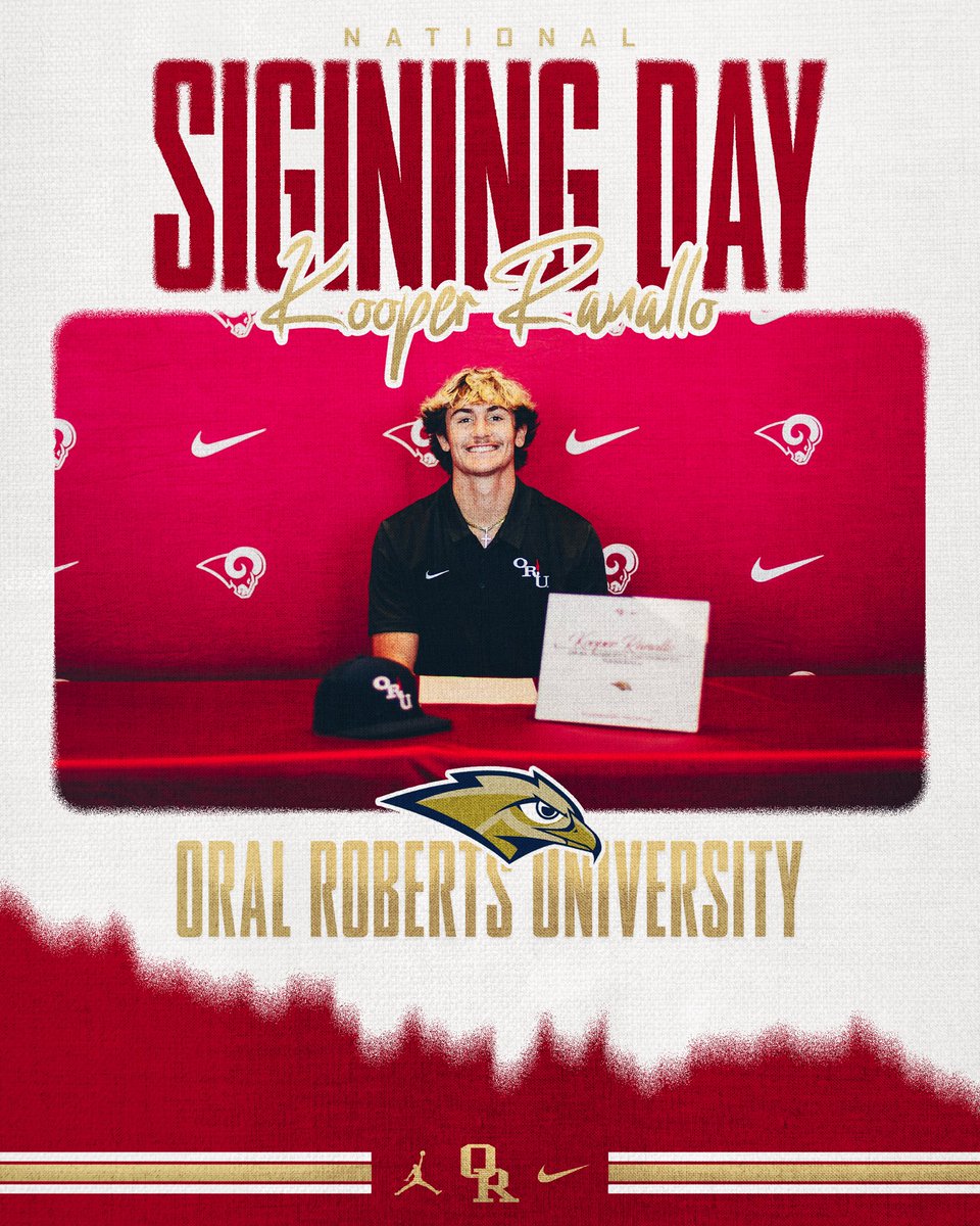 Signed ✍️

Congratulations to Kooper Ranallo for signing to continue his baseball career at Oral Roberts University. 

#RELENT15SS
