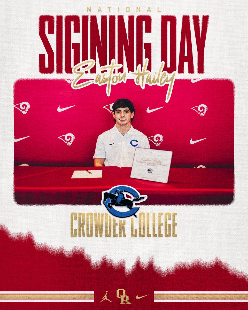 Signed ✍️

Congratulations to Easton Hailey for signing to continue his baseball career at Crowder College. 

#RELENT15SS