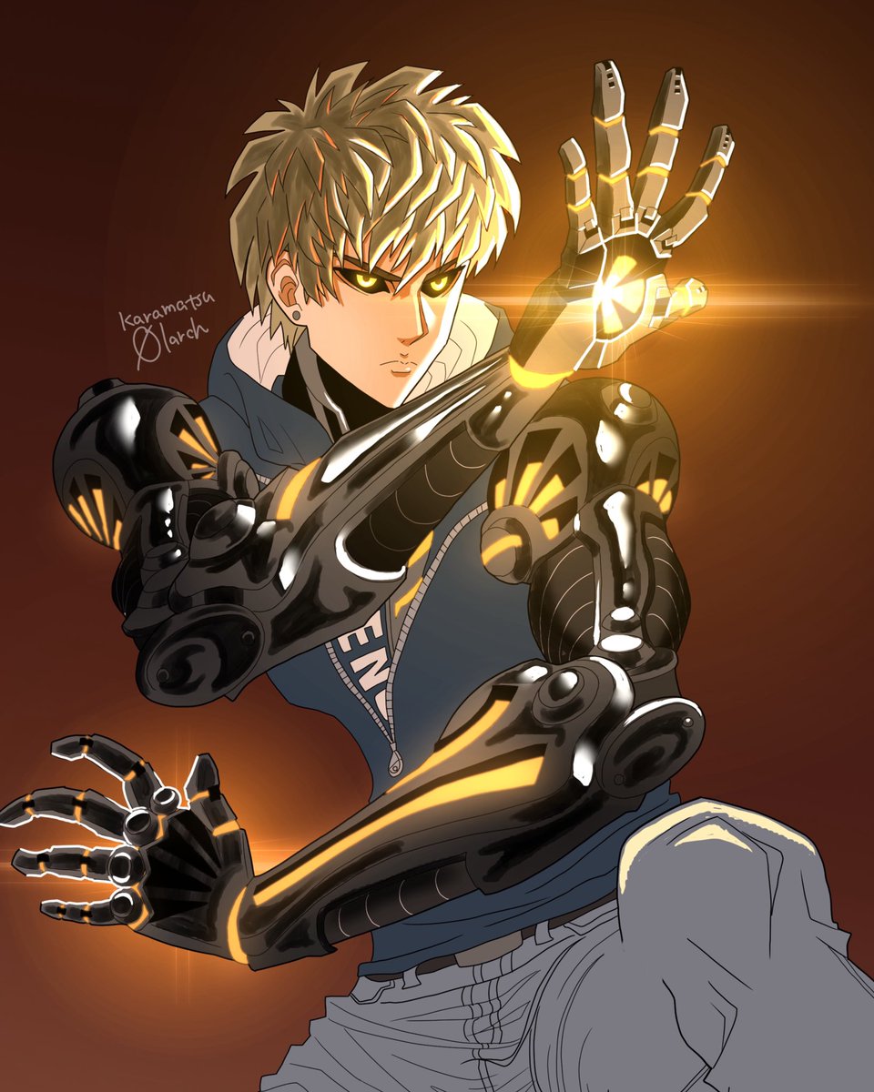 One-Punch Man: Genos  WIP
ワンパンマン  ジェノス WIP

Next, draw the reflected light.
Leave the clothes for later.

#OnePunchMan #Genos #ワンパンマン #ジェノス