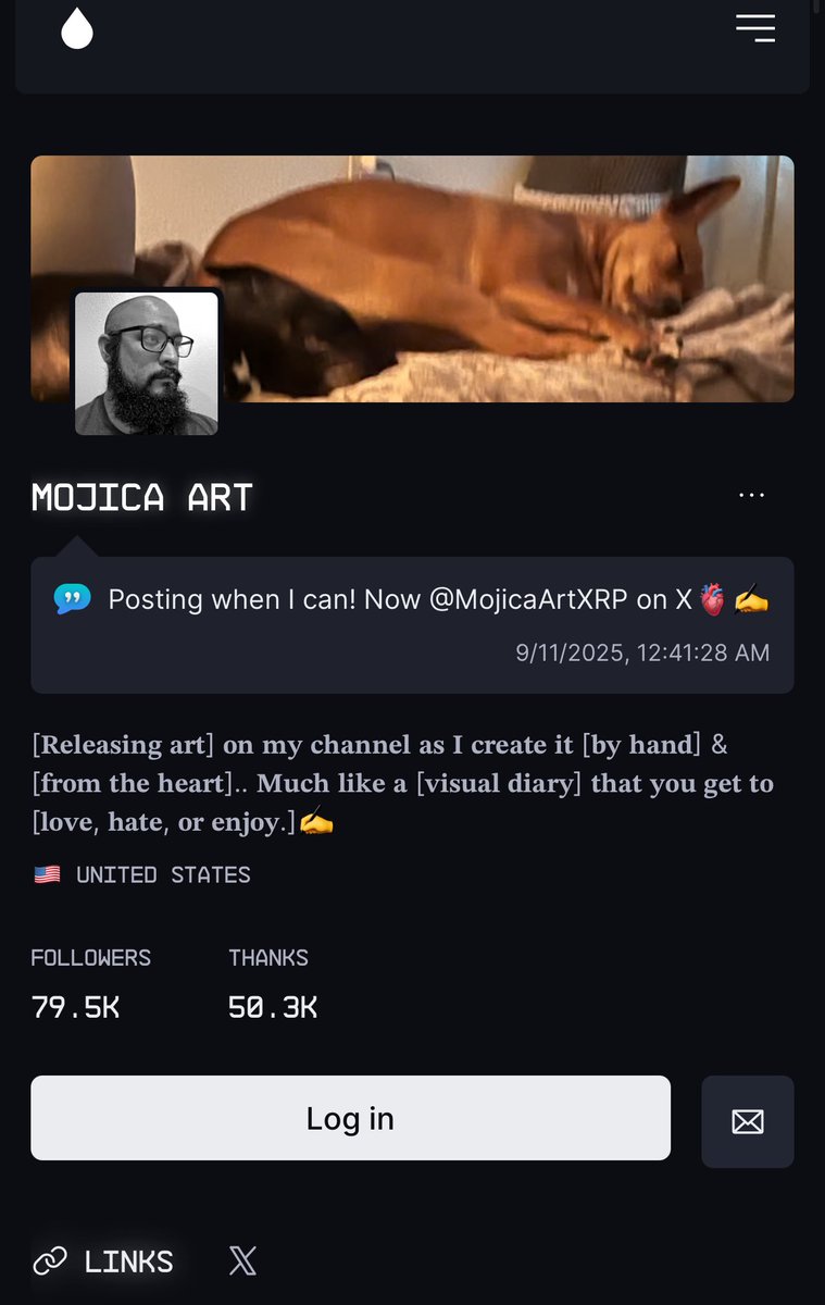 Am considering reconnecting with my <a href="/drip_haus/">DRiP 💧</a> audience, thus combining two audiences. I would be utilizing my DRiP profile as a means of keeping the flow of my work moving, so any unsold pieces after X amount of hours or days will automatically go onto my DRiP profile as open