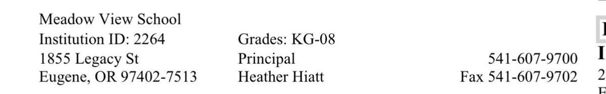 ConserveRight's tweet image. And here is the contact info for the principal of the school.