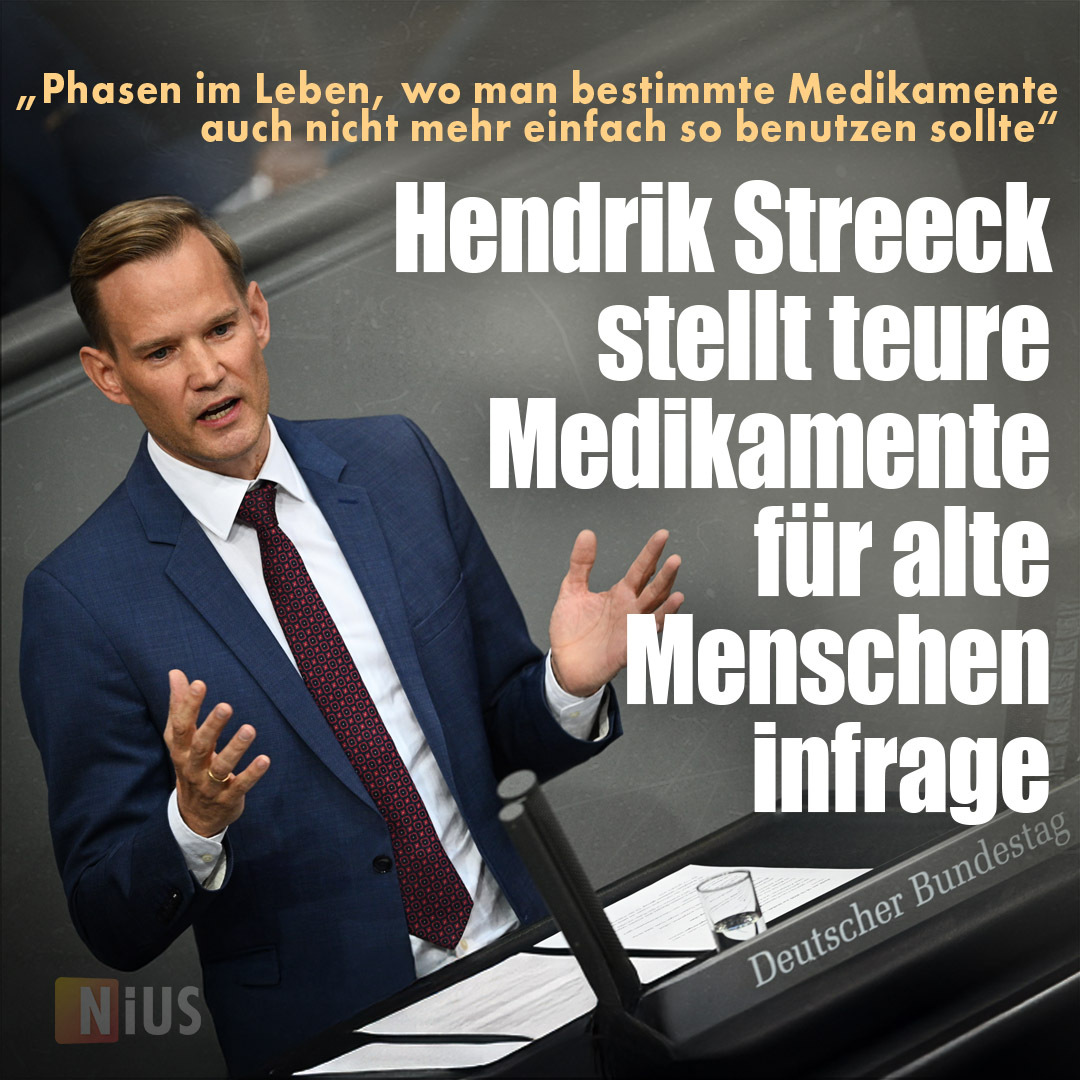 Nur weil neue Studien behaupten, ihr Medikament könnte die Sterblichkeit um 10 Prozent reduzieren, sei ein Einsatz nicht immer sinnvoll. „Wenn man das aber bei einer 100-Jährigen macht, dann ist die Frage: Will man wirklich diese teuren Medikamente?“

nius.de/gesellschaft/n…
