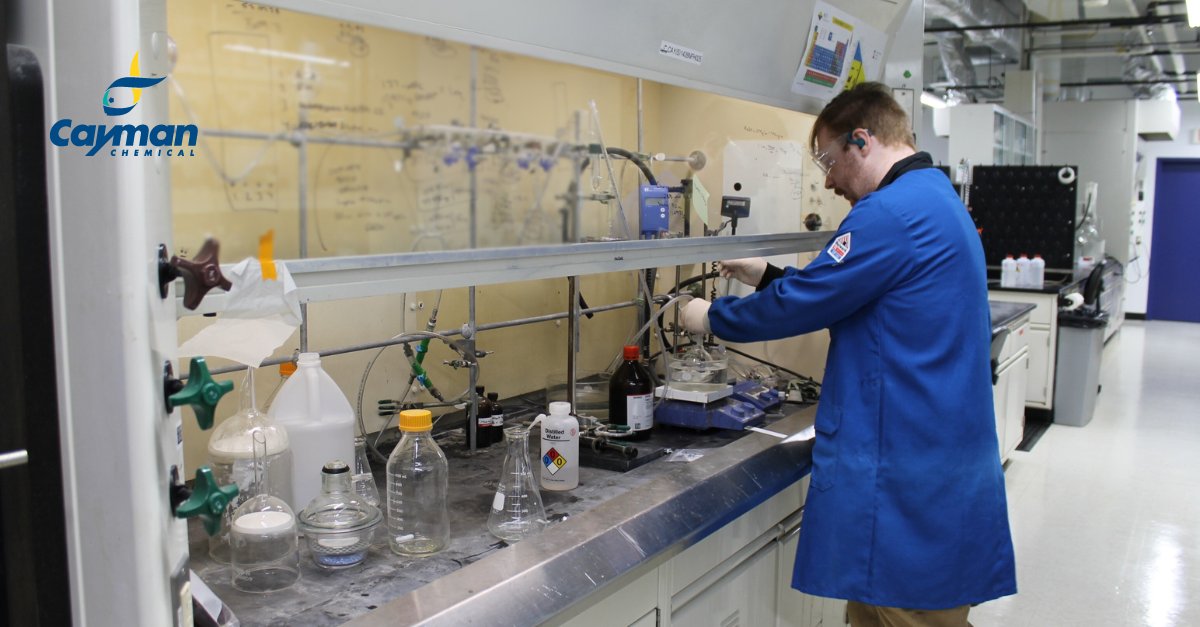 CaymanChemical's tweet image. At Cayman, science starts with people. Our scientists are committed to developing the high-quality biochemicals that make discovery possible. 🧪👩‍🔬

#LabLife #Research #AnnArbor