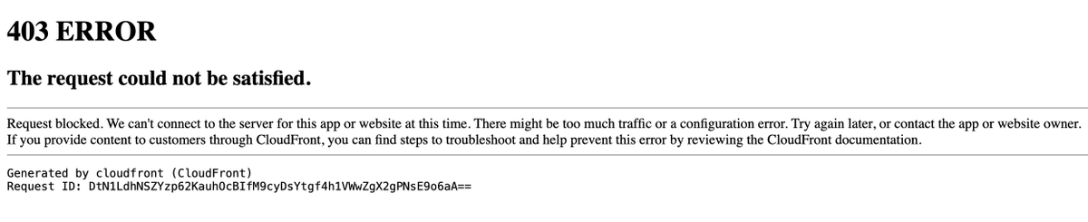 CortexCompiler's tweet photo. @tunae @WellsFargo Finally got verified then they buy now failed with an AWS CloudFront error. They should have used serverless for everything! https://t.co/qT8etEnelq