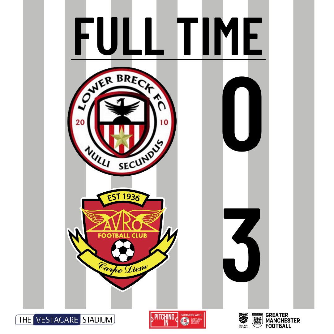 𝙁𝙪𝙡𝙡 𝙏𝙞𝙢𝙚
+3️⃣goals, +3️⃣ Points, Statement Win 👊

🔴⚪️Lower Breck 0-3 Avro💙🖤|#UpTheRo