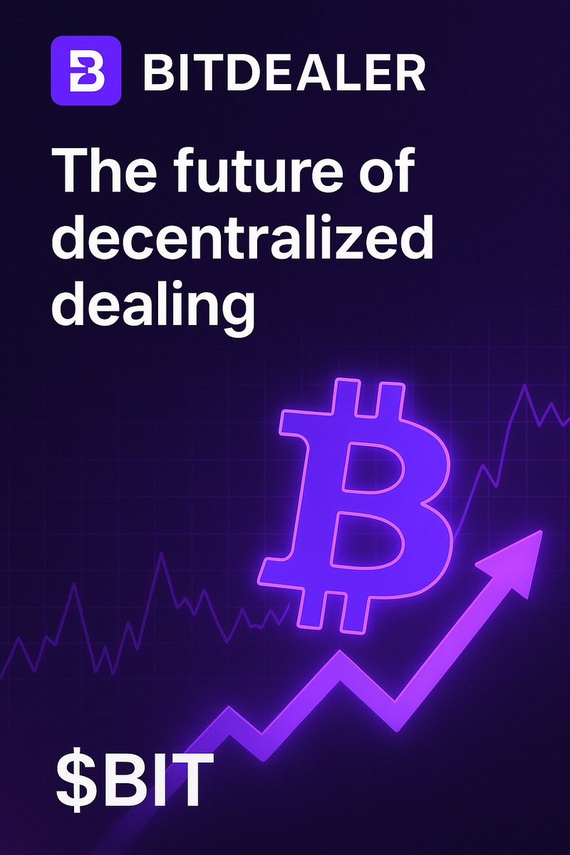 Meet $BIT #Bitdealer <a href="/bitdealernet/">BIT</a> — the powerhouse redefining crypto trading!

AI-driven analytics ⚡
Smart strategies 🤖
Instant execution 💥

No hype. Just pure trading intelligence.
The future of decentralized dealing starts here 🔥