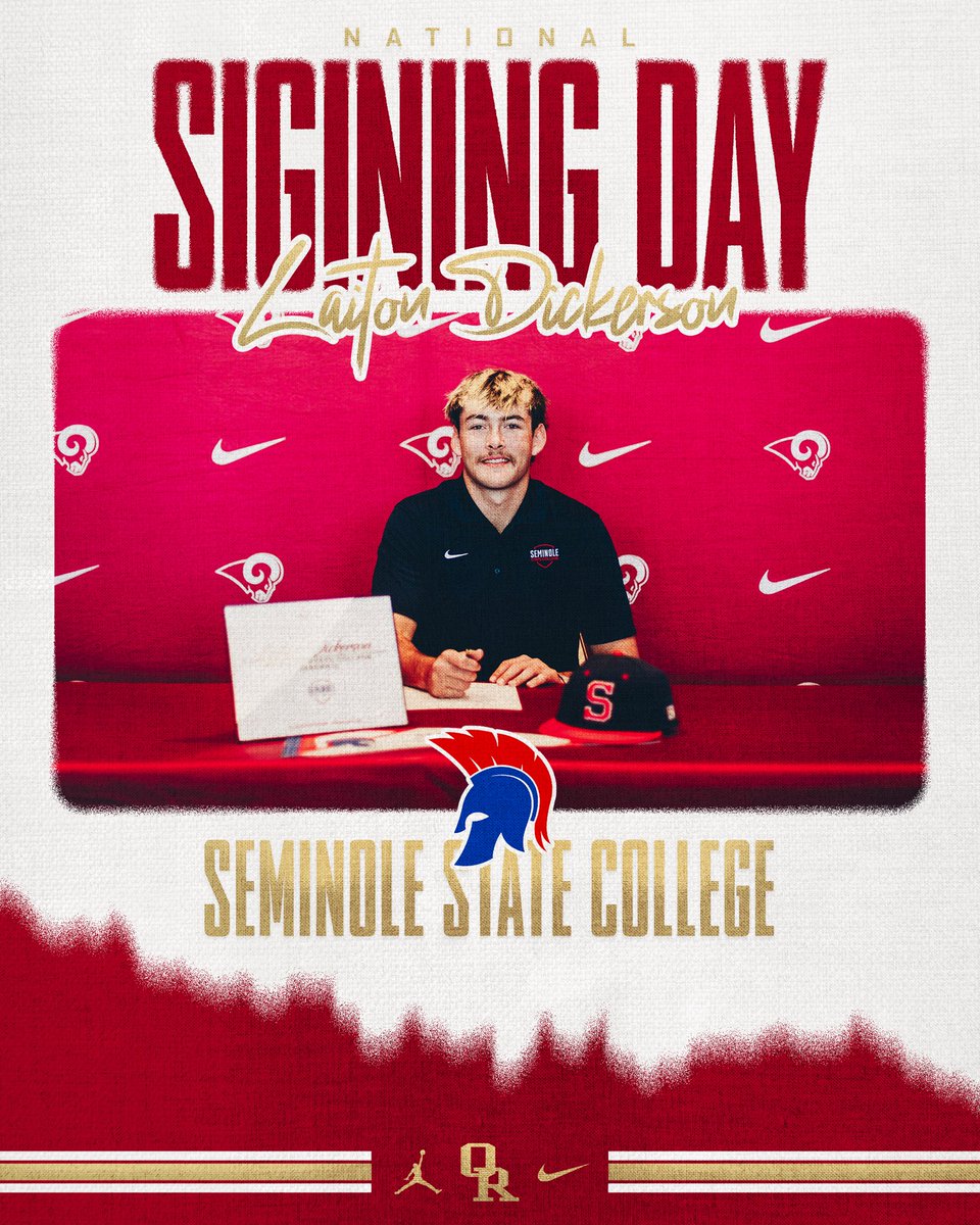 Signed ✍️

Congratulations to Laiton Dickerson for signing to continue his baseball career at Seminole State College. 

#RELENT15SS