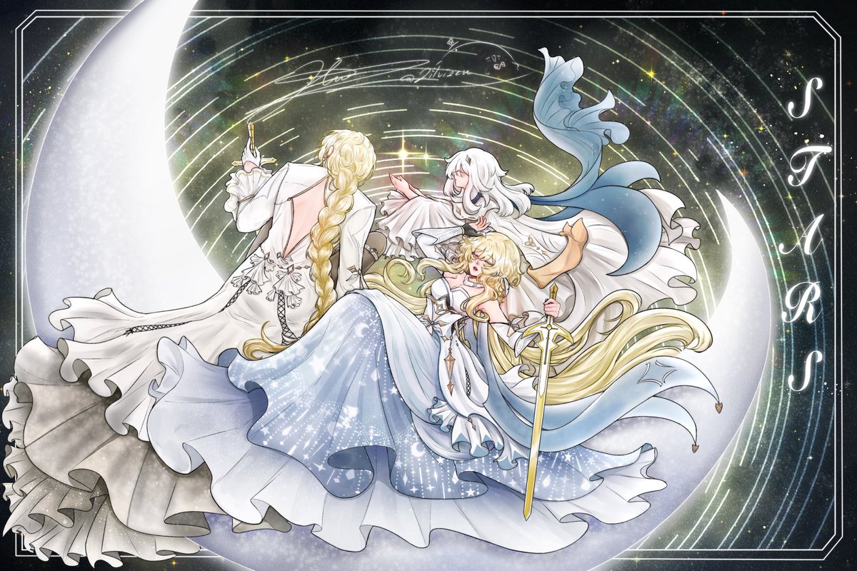 Zilvizen's tweet image. 🤲✨🌙
#Aether #Lumine #Paimon #GenshinImpact