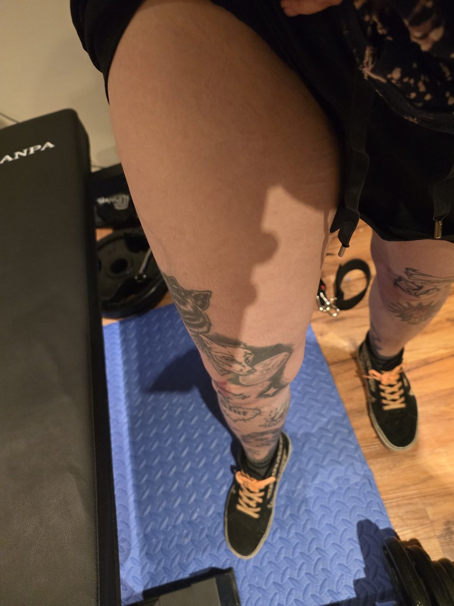 I wish someone had warned me that when I started working out my thighs would randomly get massive. I'm glad tight jeans aren't in style anymore because I'd explode out of them.