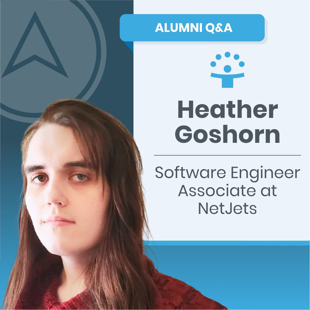 Tech_Elevator's tweet image. When Heather decided to leave warehouse work behind, it wasn’t because she was looking for an easier path – she wanted to be challenged daily.

After graduating from Tech Elevator, she landed at NetJets, ready for the challenge.

Read her full story: techelevator.com/alumni-story-h…