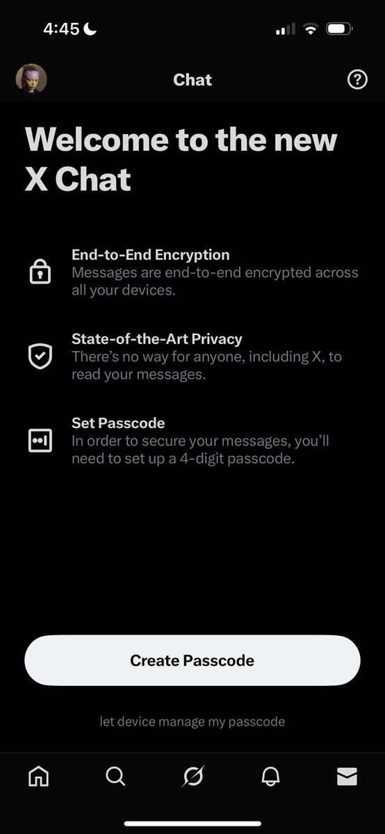 Don’t bother dming me no more gang I’m not boutta create a passcode to check who messages me