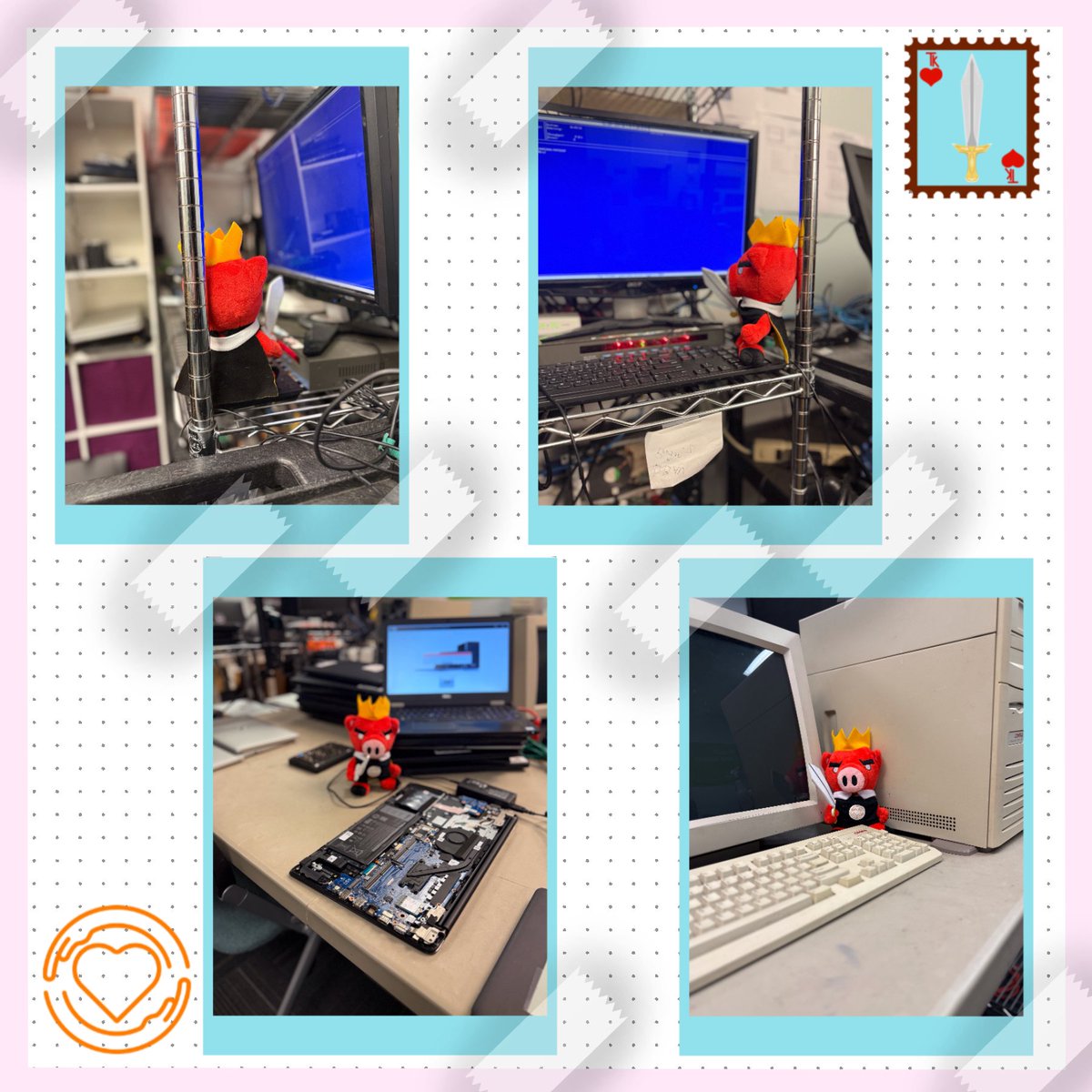 OneofUsGlobal's tweet image. Technoknife has jumped on a plane and headed to a new house. This time, he has headed over to Owen, one of our Crystal Siege developers, at home. He was crucial in all the coding work needed to make such an amazing event 👀of course