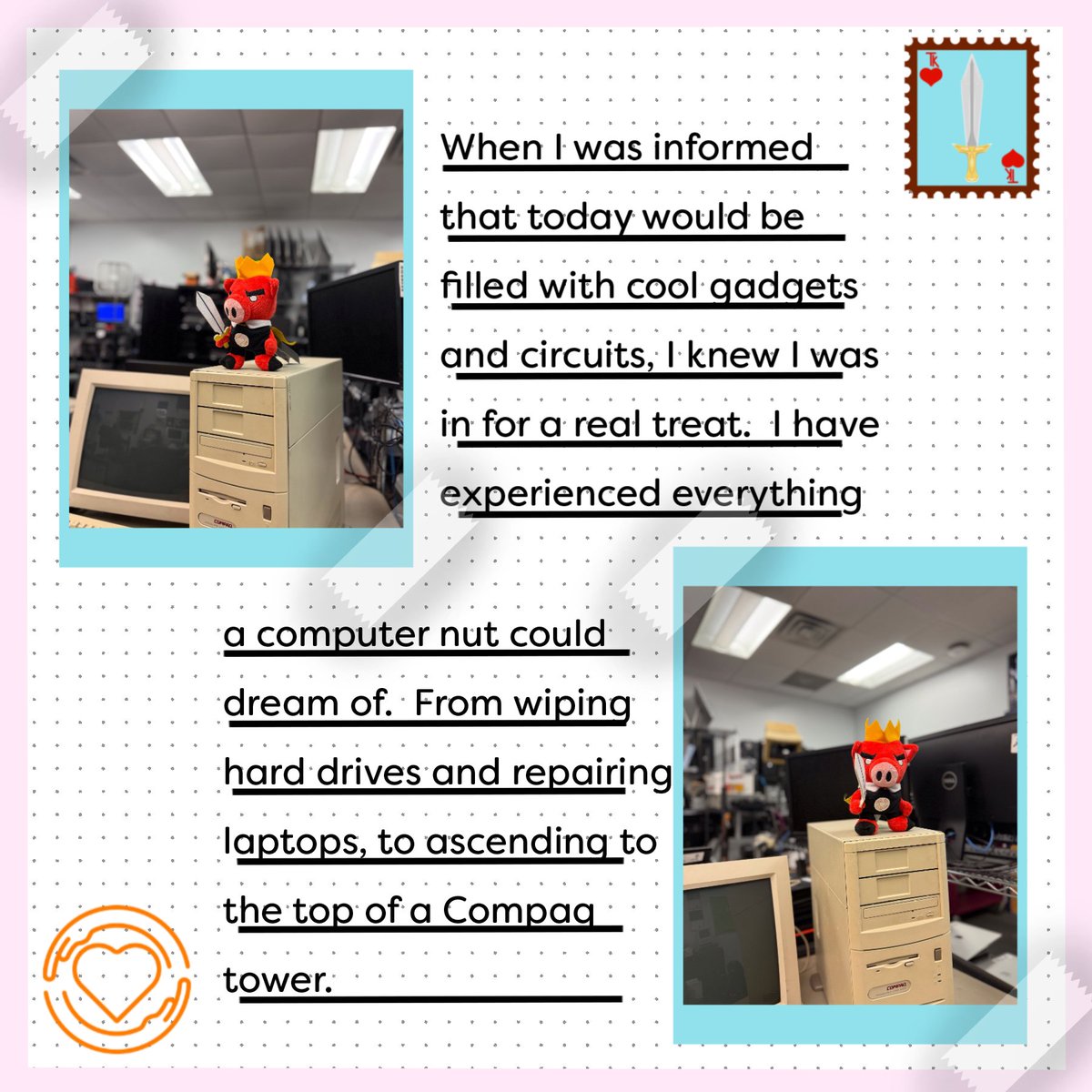 OneofUsGlobal's tweet image. Technoknife has jumped on a plane and headed to a new house. This time, he has headed over to Owen, one of our Crystal Siege developers, at home. He was crucial in all the coding work needed to make such an amazing event 👀of course