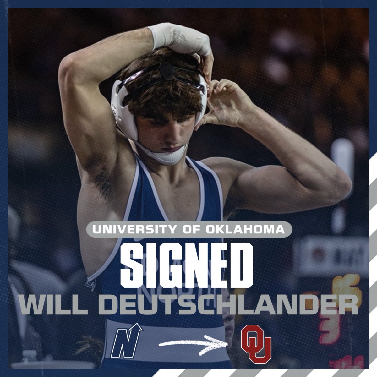 Congrats to @will_deutschlander on signing to wrestle at the University of Oklahoma! #HuskyNation @edmondnorthwrestling